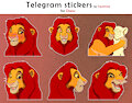 Telegram stickers for Danu