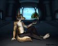 Leon with Metroid by Marisama