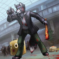 Iron Wolf Commish: Dead Rising by Marisama