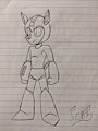 More MegaMan Drawings by SomeCat01