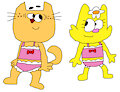 Gift: Sir Dudley Ding Dong and Goldie Wearing Pink Underwear