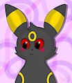 Umbreon and shiny Umbreon by Soryukas