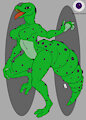 Green Black Lepgeck Adopt-OPEN