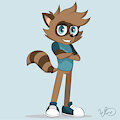 Buster Ringtail Redesign by Wretchydoodles
