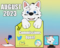 Commissions Open - August 2023!