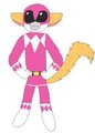 pink ranger kitten