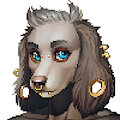 Dog Pixel icon commission