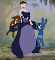 Baloo, mowgli, chupi and rubi by vasan