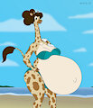 A Fruitful Giraffe and her Bikini by SatsumaLord