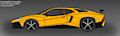 Yellow Lamborghini Aventador 1