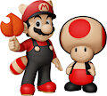 SMB3 Mario and Toad