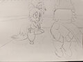 Tails and Ralsei's underground potty adventures~ by GhostlyFantasy