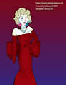 Harley Quinn Marilyn Monroe look [1]