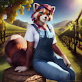 [AI] Vineyard - Red Panda