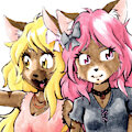 Commission: Mia and Ava by RisingDragon