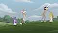 Thea stilton and her wife Paula they are having a good time playing golf but be naked! by serram04