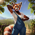 [AI] Vineyard - Red Panda by Soph