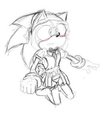 Sonic maid sketch by SonicMiku