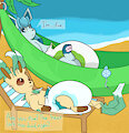 Glaceon in the summer by Merrit