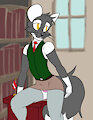 Fox in a Skirt by Simonov