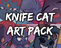 Knife Cat Art Pack