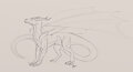 Dragon Sketch by Tereus
