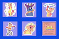 Sticker display Peachy