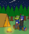 [Gift] Wolfie and Croc Camp by BearsFlush