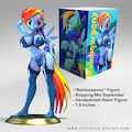 Rainbowpony available at furrysculptures.com by bbmbbf