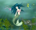 speed-paint mermaid