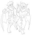 Lineart 10 - Batty Mood