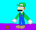 luigi mad at goomba