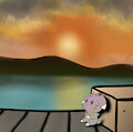 Espurr at Sunset by ninjatommy21