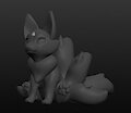 Kitsune 3D model