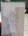 Jackal mummy - Gym sketch -