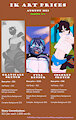 September commissions batch open + Trello