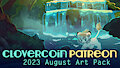CloverCoin August 2023 Art Pack and Updates