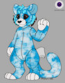 My Plush Suit Collection: Blue and White Cat