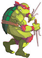 Teenage Mutant Ninja Turtles Shredder's Revenge Raphael by EagleL56