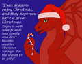 Christmas Dragon Card