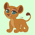 Lineless art style Nala