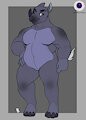 Blue Dusty Rhino Adopt-OPEN