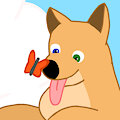 'Nonkina-kun' New Dog Character by MyCurseDollsAreEvil