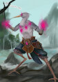 Heron hero monk