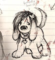 emo puppy by Clownstongue