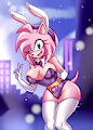 Bunny Suit Amy Rose Redraw by Lyrose