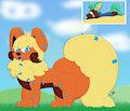Ambre Giant Diaper Critter by tails230