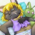 Collet Asleep Colored version 2 by RisingDragon