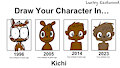 My Old Art Style Challenge 1996-2023 by luckyeastwood273