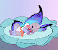 Butterfly Nap with Plushie -By NazzNikoNanuke-